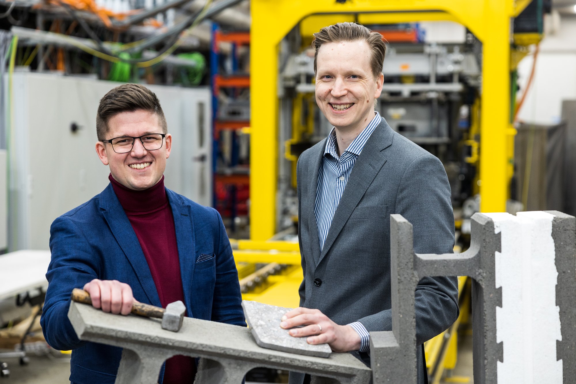 Founders of Carbonaide - COO Jonne Hirvonen & CEO Tapio Vehmas (photo by Jarno Artika)