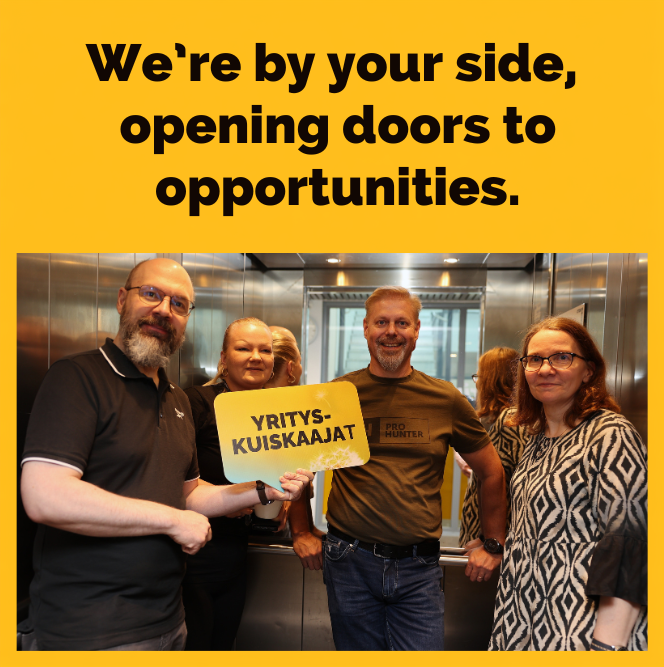 We open doors