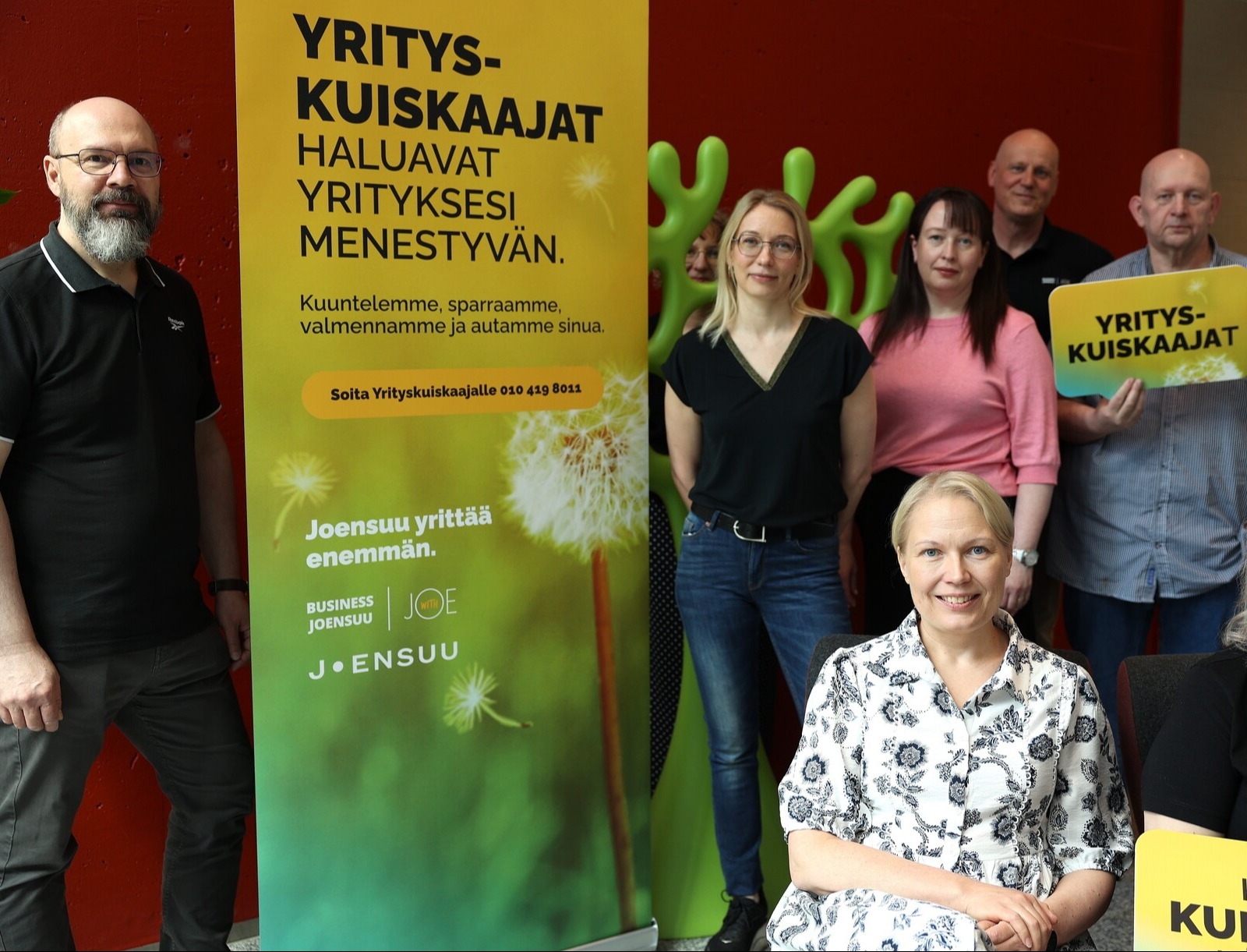 Yrityskuiskaajat tukevat joensuulaisia yrityksiä- Business Joensuu