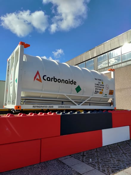 ISO container for CO2