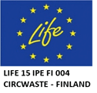 EU-lippulogo Life 15 IPE FI 004 Circwaste Finland
