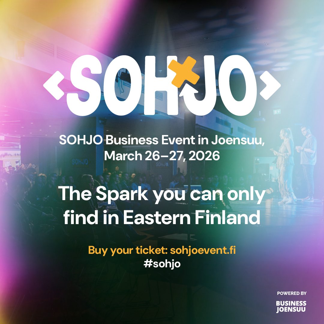SOHJO Business Event 2026 - Buy your Ticket - Business Joensuu