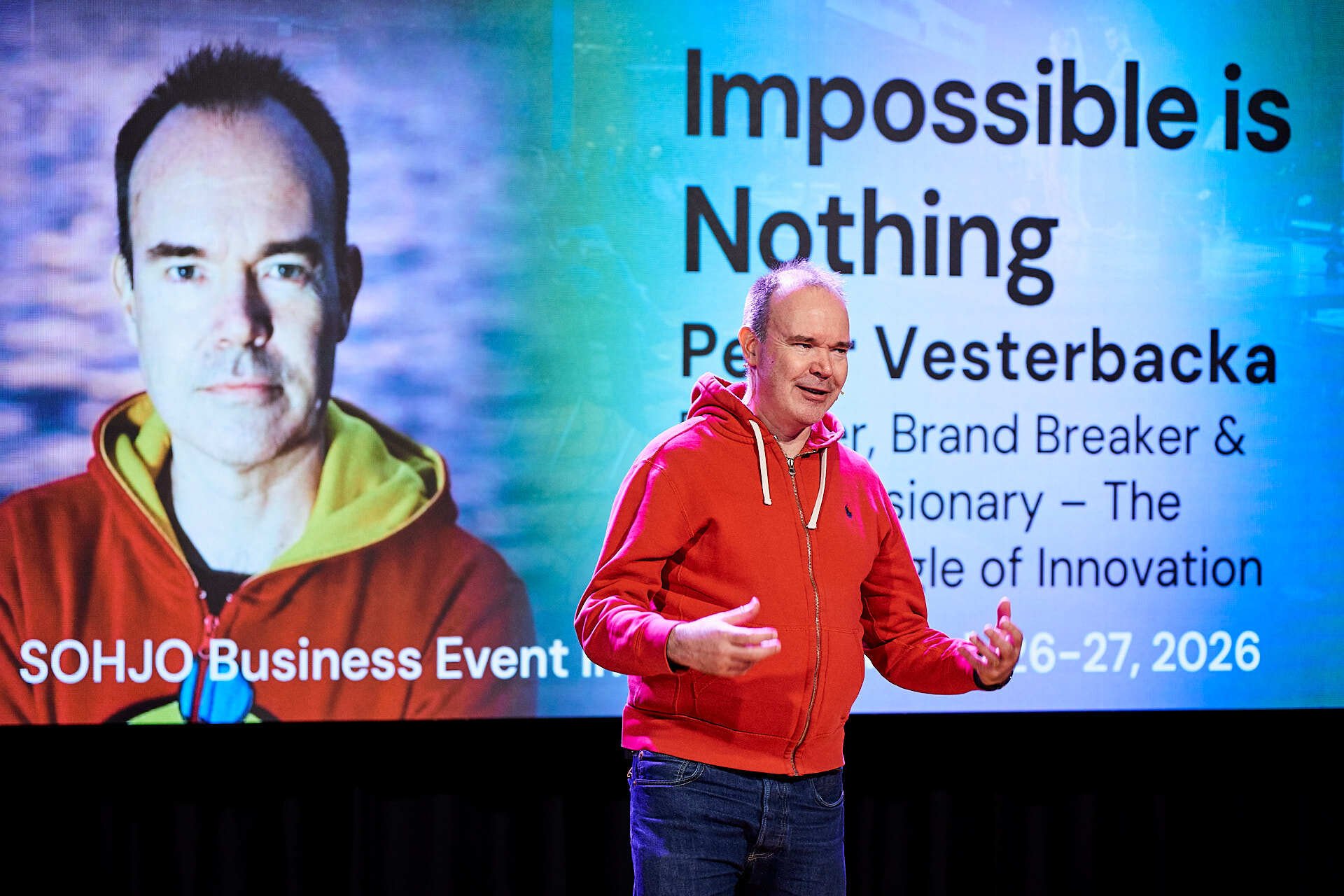 SOHJO Business Event 2026 - Peter Vesterbacka - Photo by Harri Saynevirta