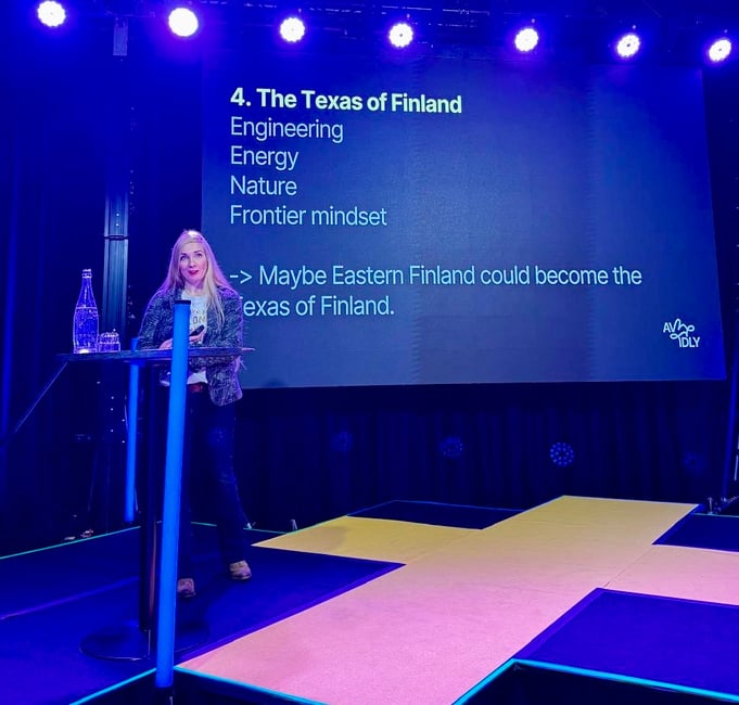 SOHJO Business Event 2026 - Sanna Rautio - Keynote: East of Bold Building Growth Stories from the Edge of Europe - Business Joensuu