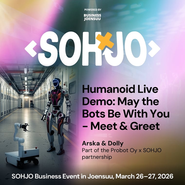 SOHJO Business Event 2026 - Humanoid Live Demo Arska &amp; Dolly