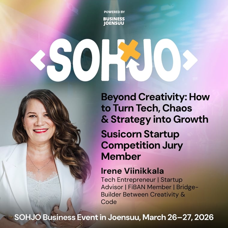 SOHJO Business Event 2026 - Keynote Speaker Irene Viinikkala