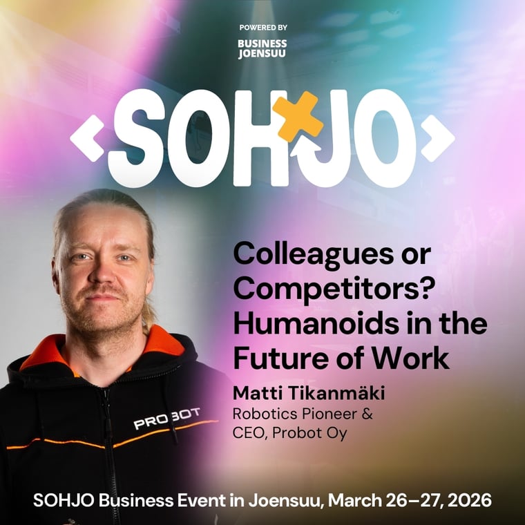 SOHJO Business Event - Speaker 2026 Matti Tikanmäki