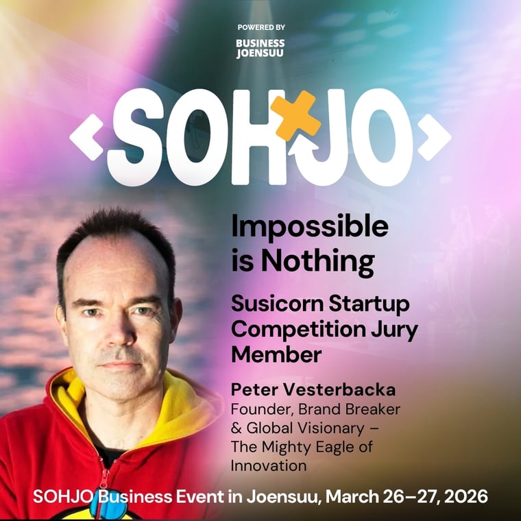 SOHJO Business Event 2026 - Keynote Speaker Peter Vesterbacka