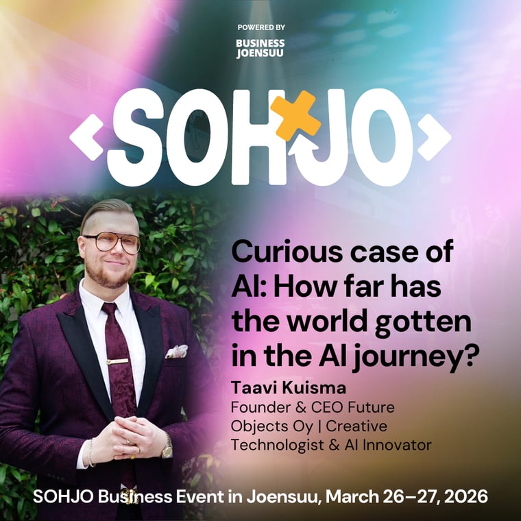 SOHJO Business Event - Speaker 2026 Taavi Kuisma