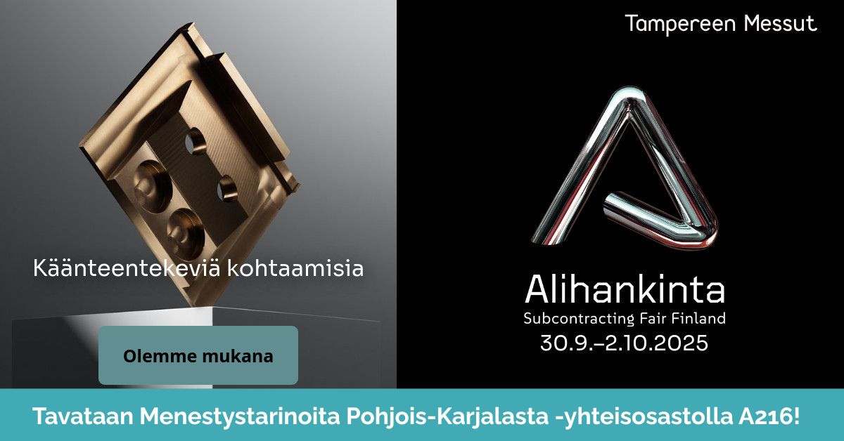 Alihankintamessut 2025 - Menestystarinoita Pohjois-Karjalasta yhteisosasto A216